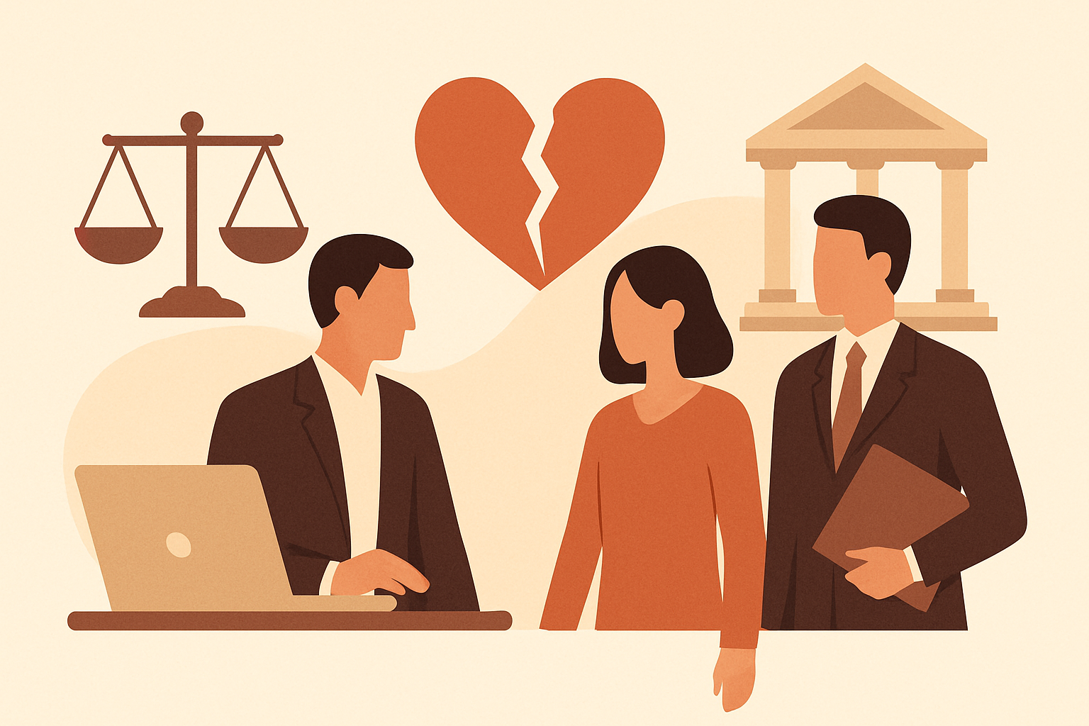 Avocat divorce en ligne vs cabinet : comparatif 2026