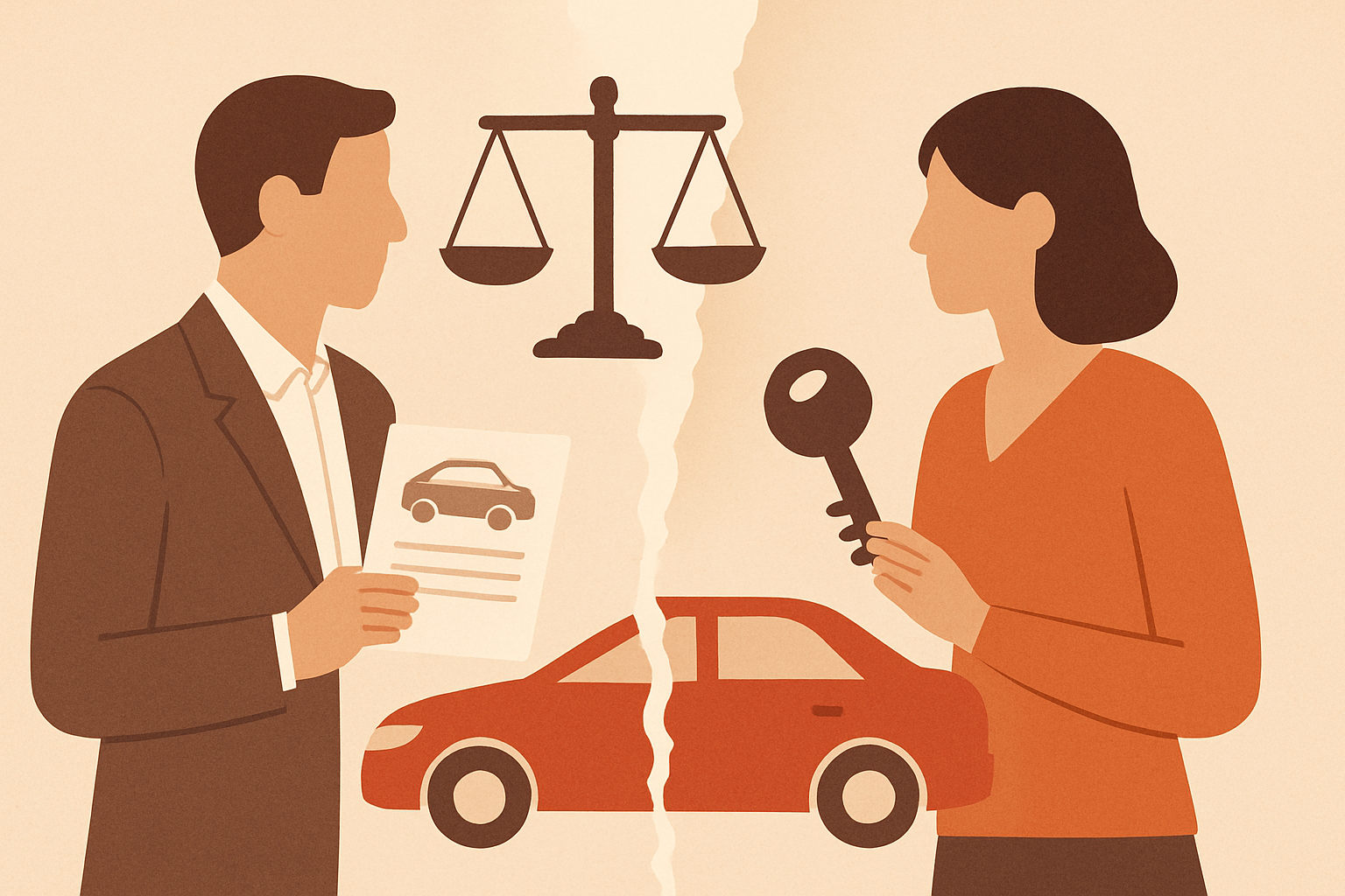 Carte grise et véhicule après divorce : démarches 2026