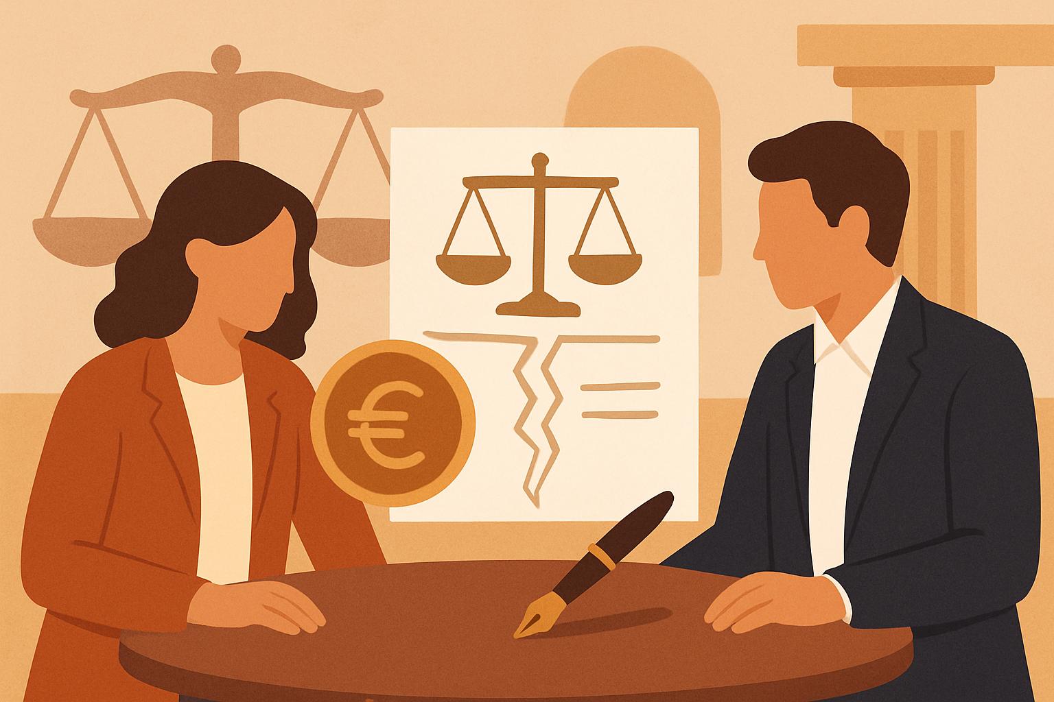 Coût divorce amiable 2026 : prix et honoraires complets