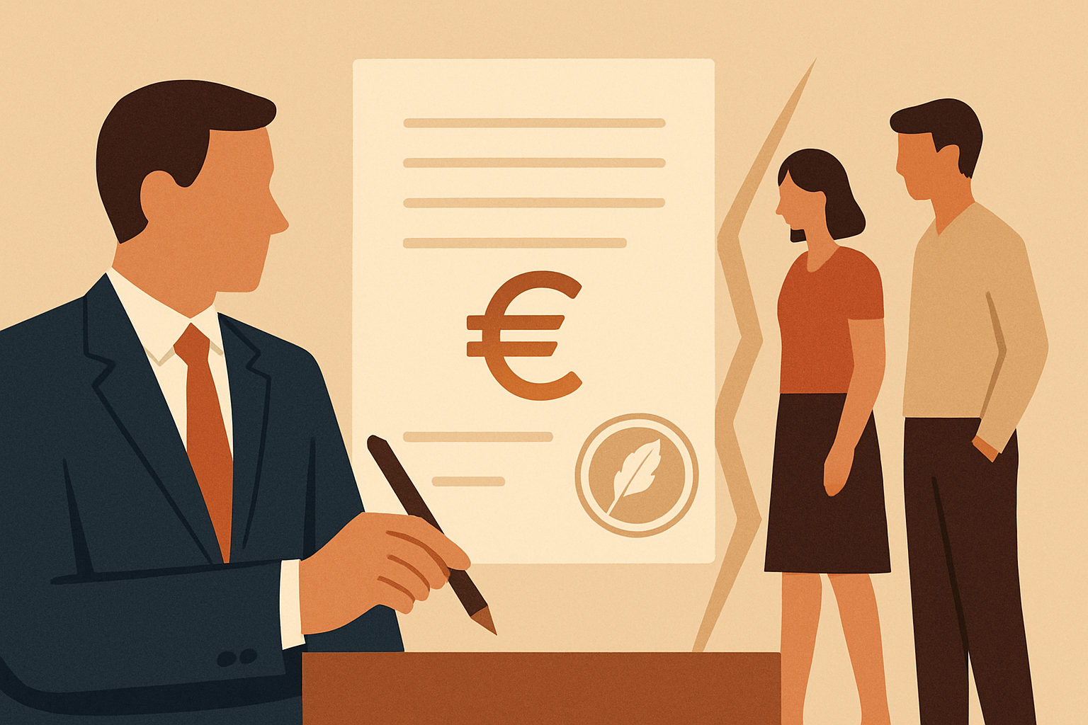 Coût du notaire dans un divorce par consentement mutuel 2026