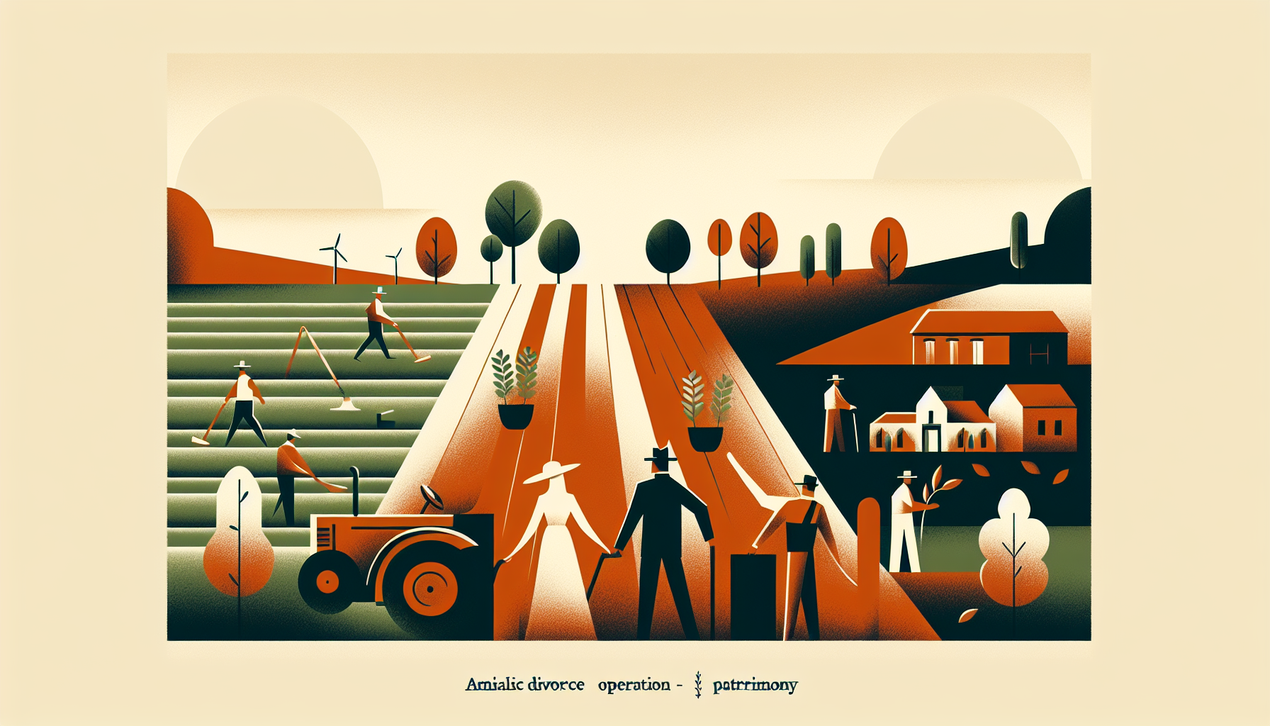 Divorce agriculteur : terre, exploitation et patrimoine