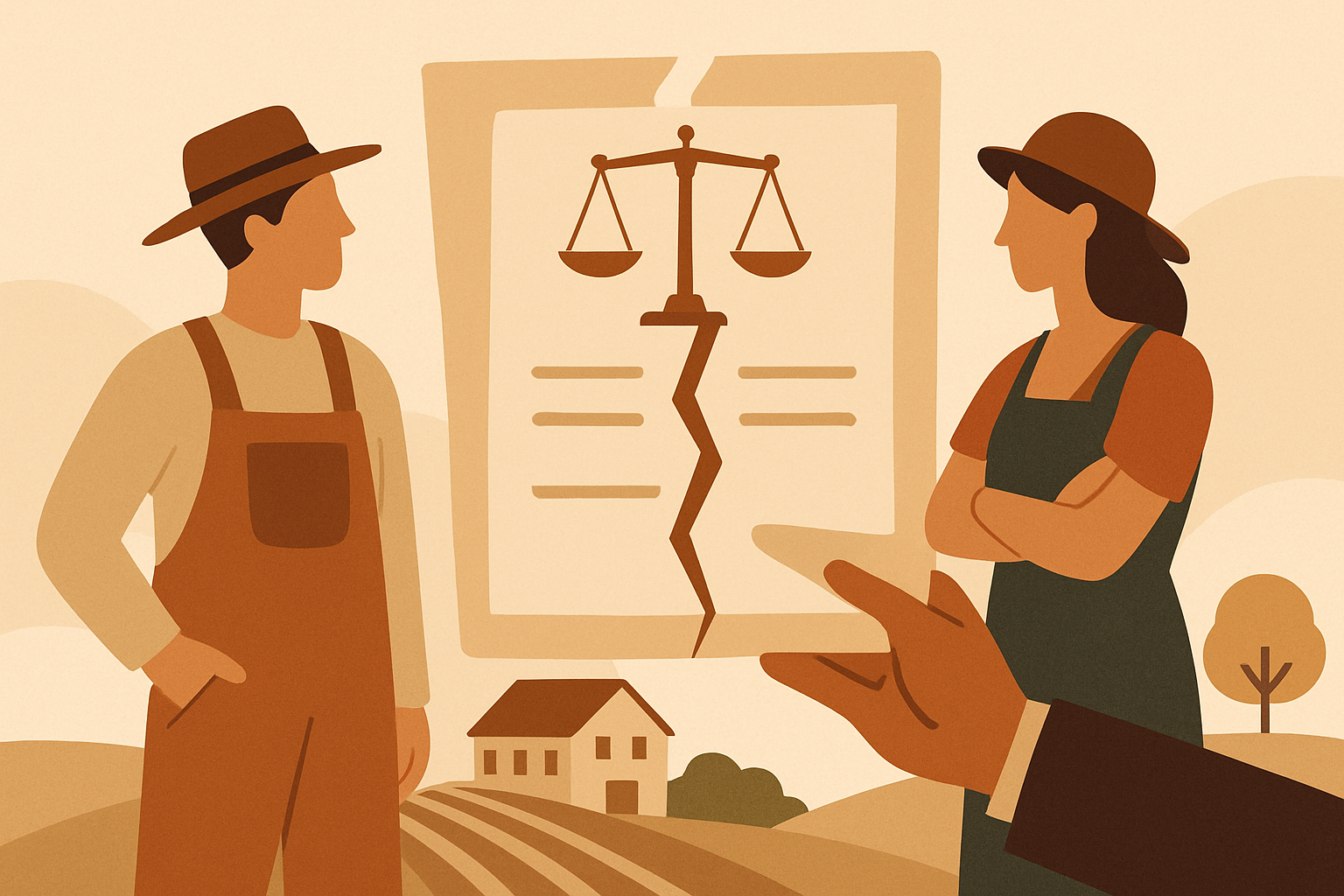 Divorce amiable agriculteur : terre et exploitation 2026