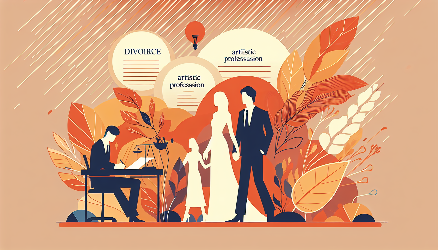 Divorce amiable artiste : droits d'auteur et revenus irréguliers