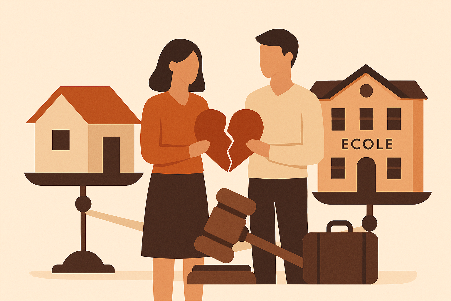Divorce amiable enseignant : mutations et logement 2026