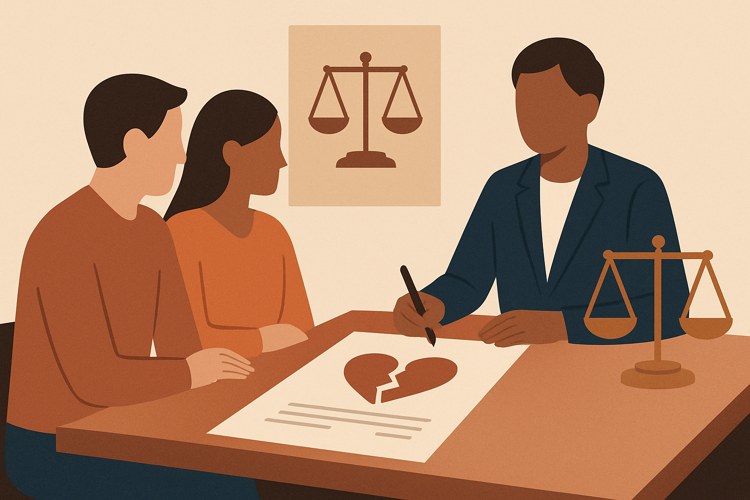 Divorce amiable sans bien ni enfant : procédure simplifiée 2026