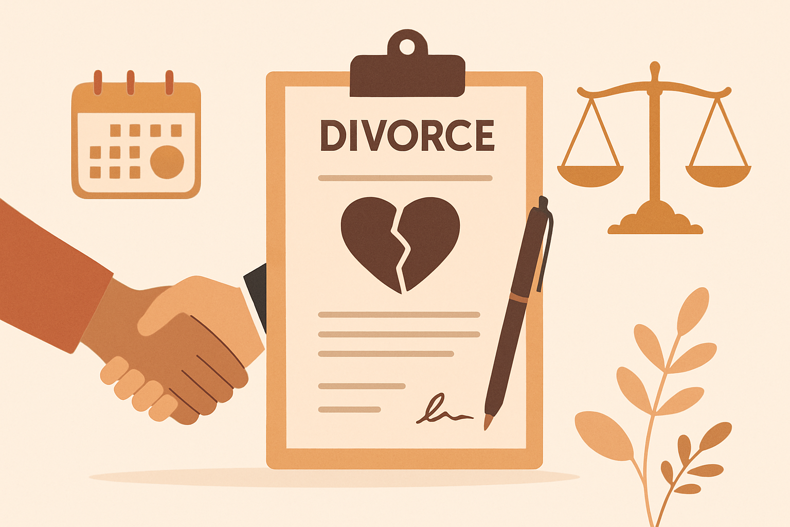 Divorce amiable : timeline complète de la procédure 2026