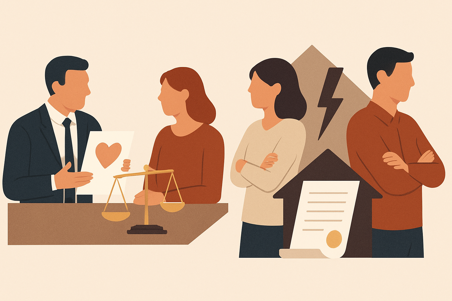 Divorce amiable vs contentieux : comparatif complet 2026