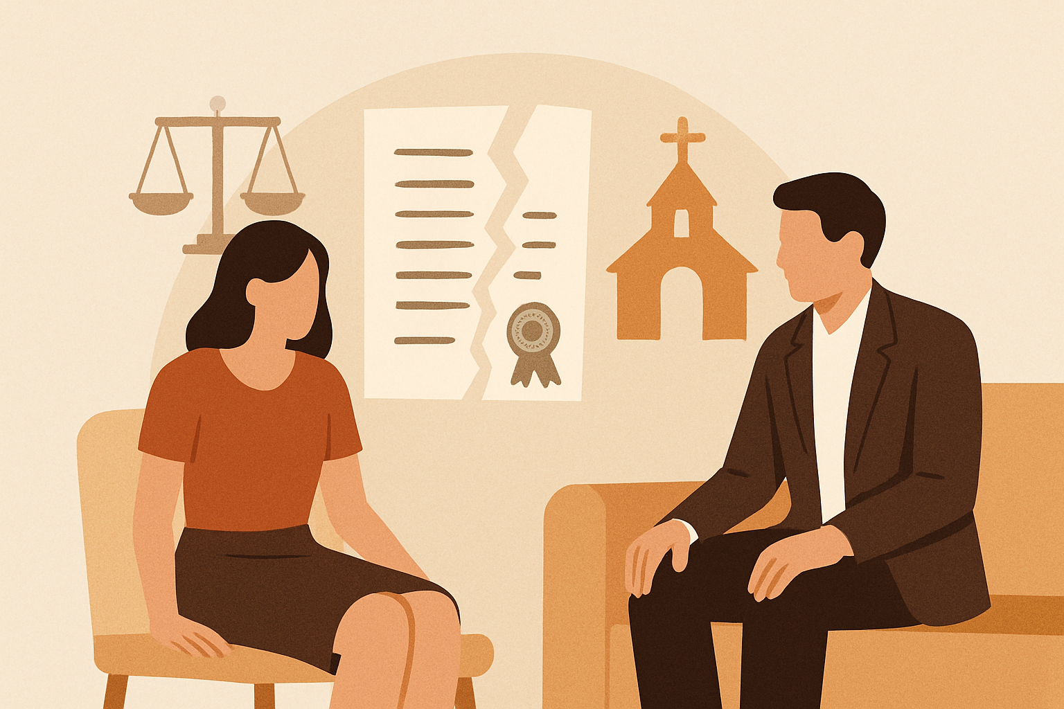 Divorce après mariage religieux : implications civiles 2026