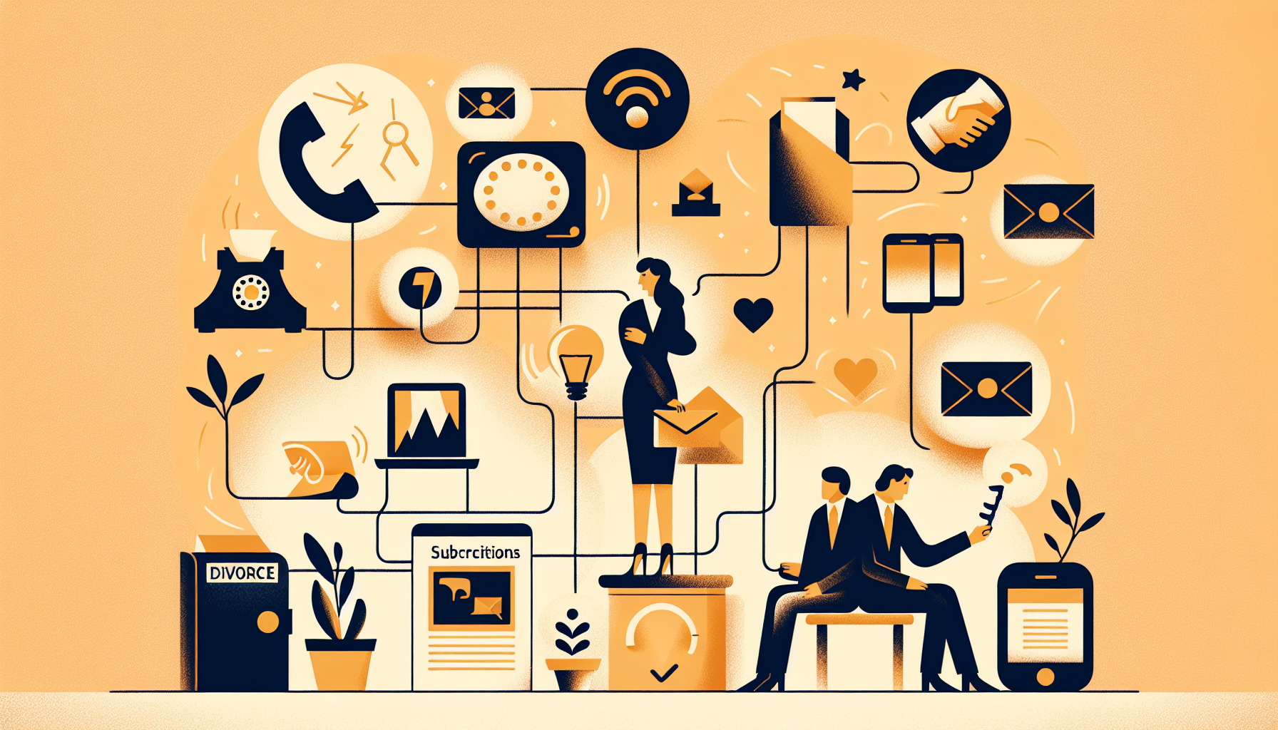 Divorce et abonnements : transfert et résiliation