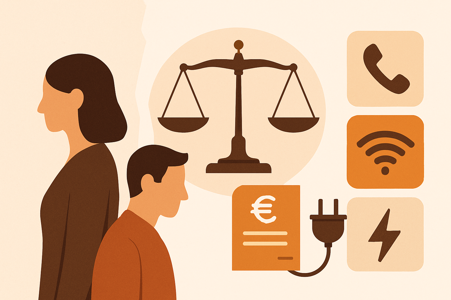 Divorce et abonnements : transfert et résiliation 2026