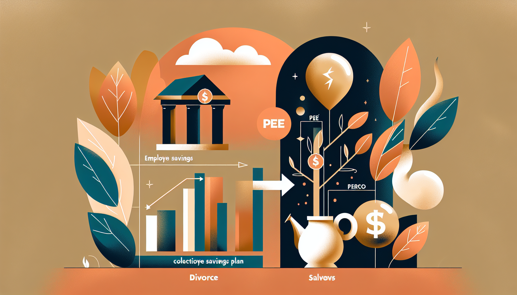Divorce et épargne salariale : PEE, PERCO, partage