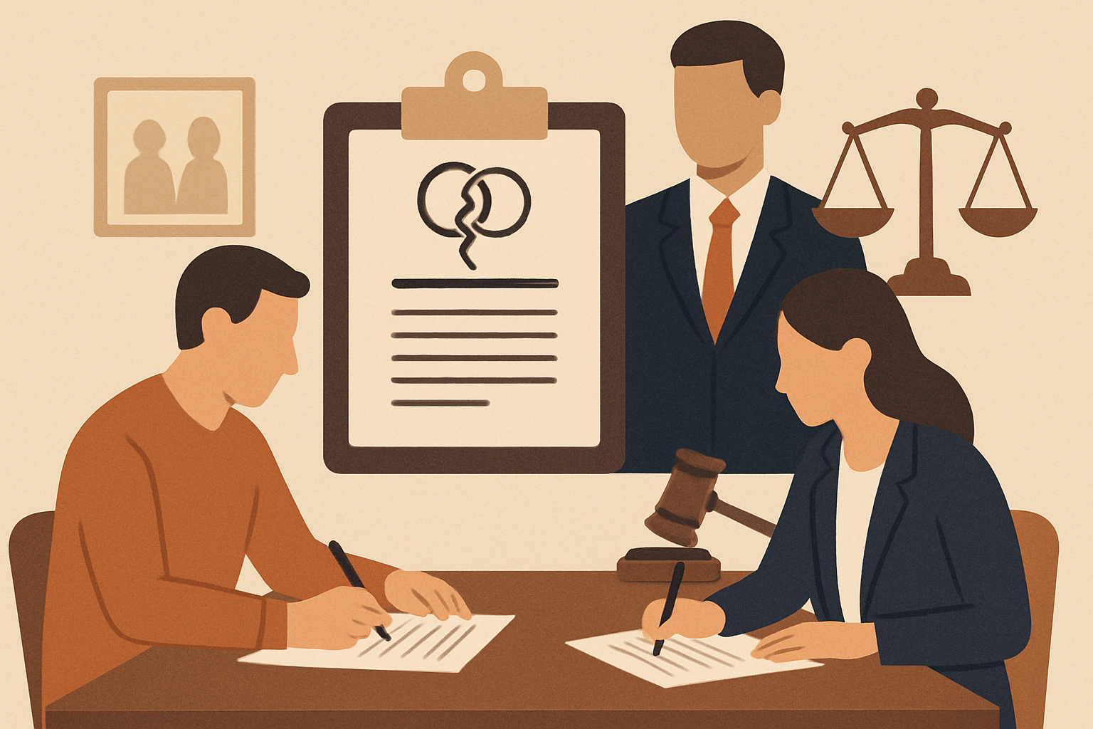 Étapes du divorce par consentement mutuel 2026