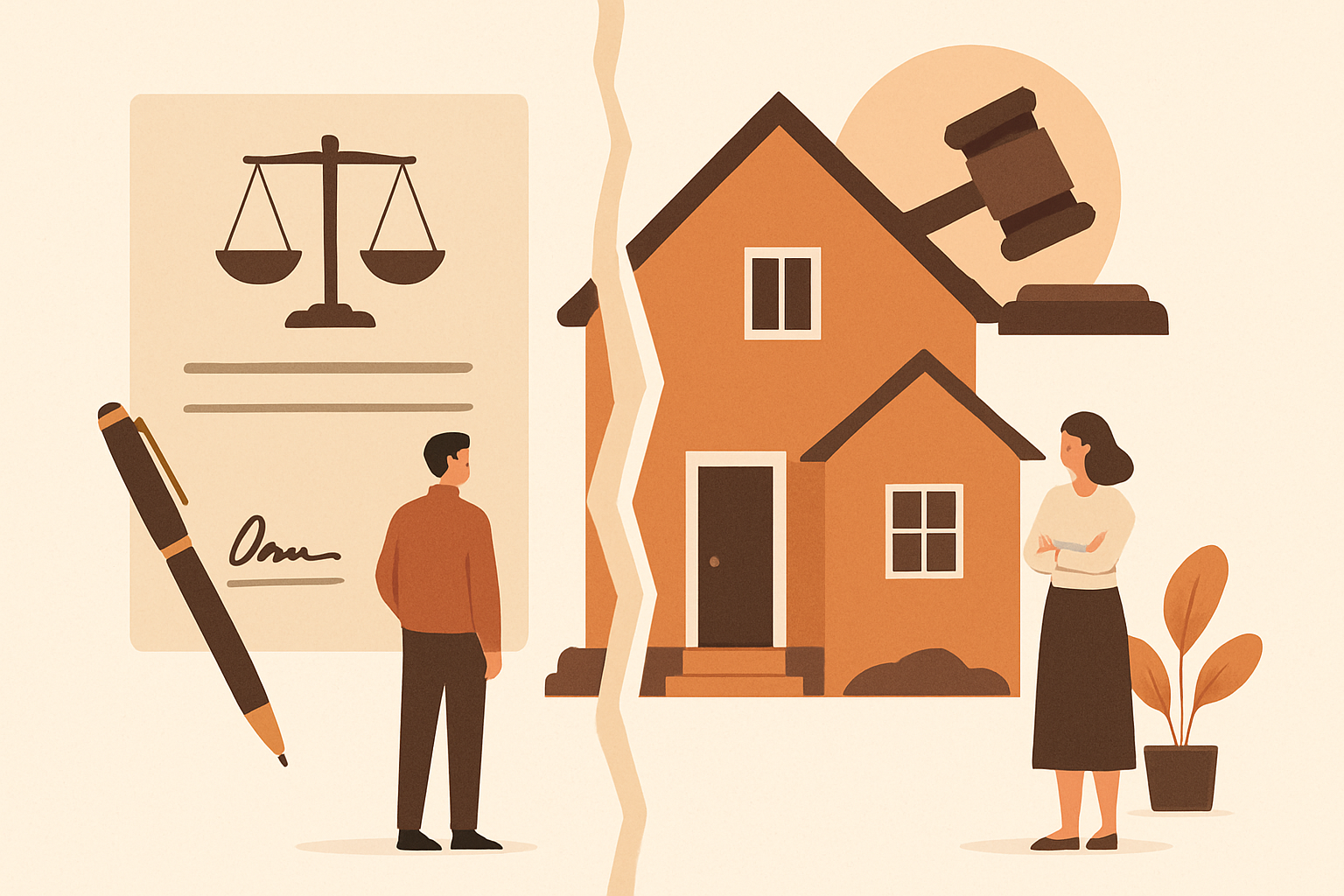 Garder la maison lors d'un divorce amiable : guide 2026