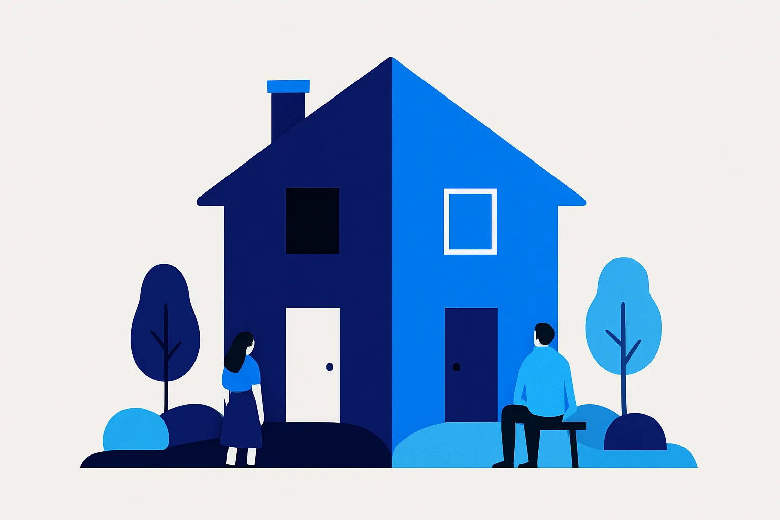 Maison de vacances et divorce amiable : vendre, indivision ou soulte 2026