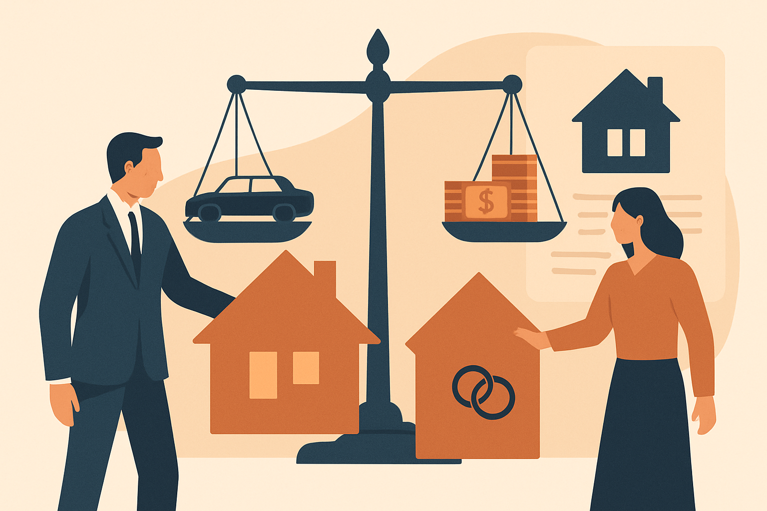 Partage des biens dans le divorce amiable 2026