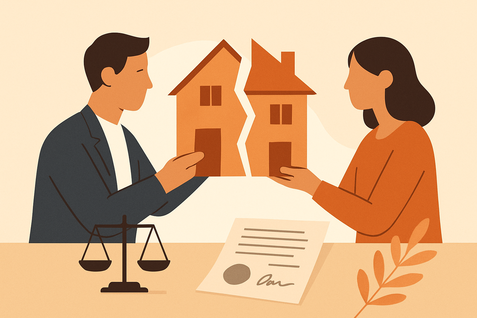 Partage des biens dans le divorce amiable 2026