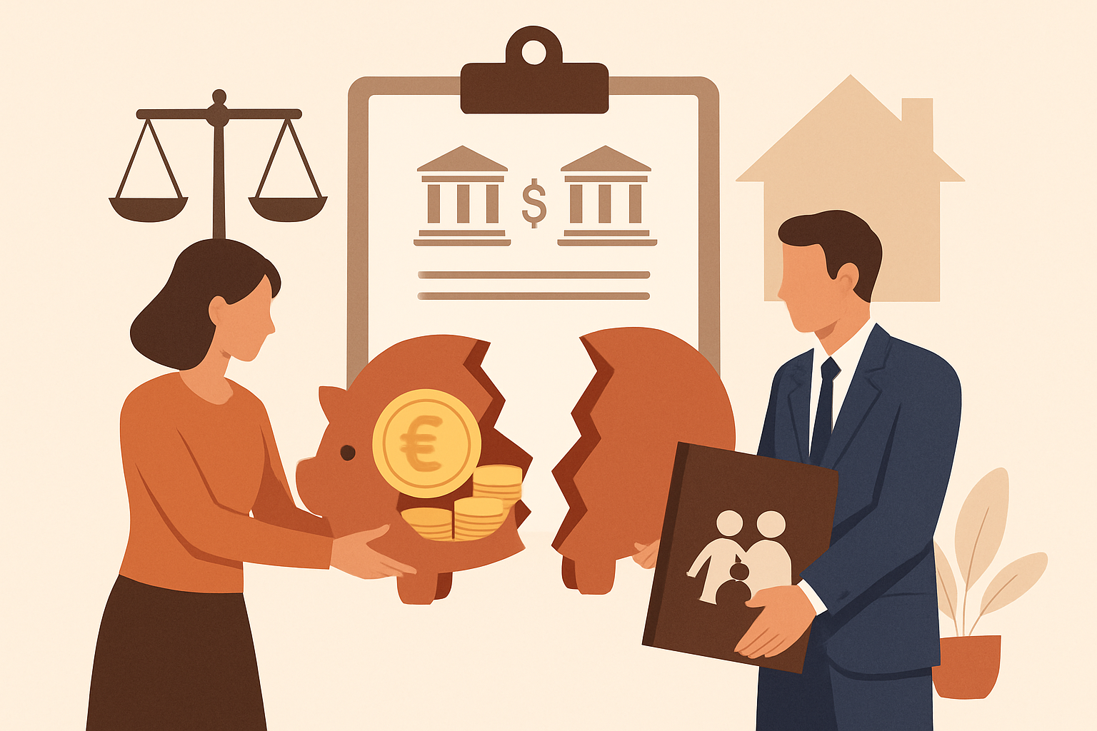 Partage épargne et comptes lors du divorce amiable 2026