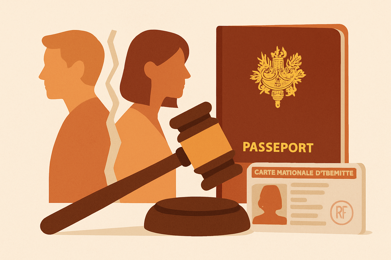 Passeport et carte d'identité après divorce : guide 2026