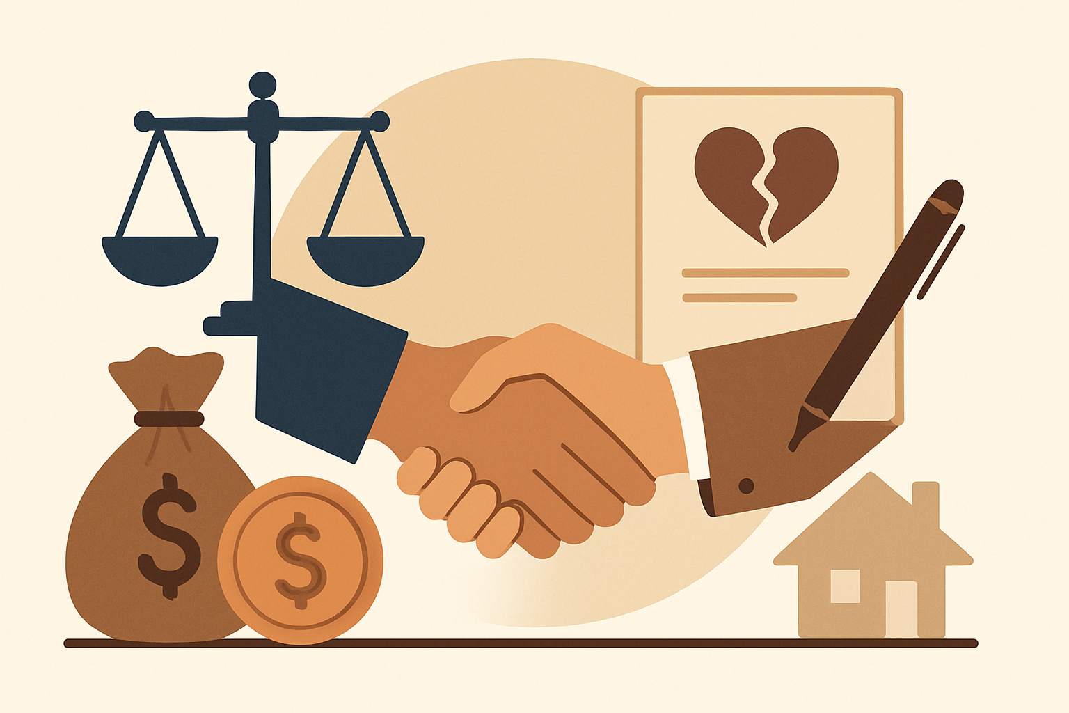 Pension alimentaire divorce amiable : calcul 2026