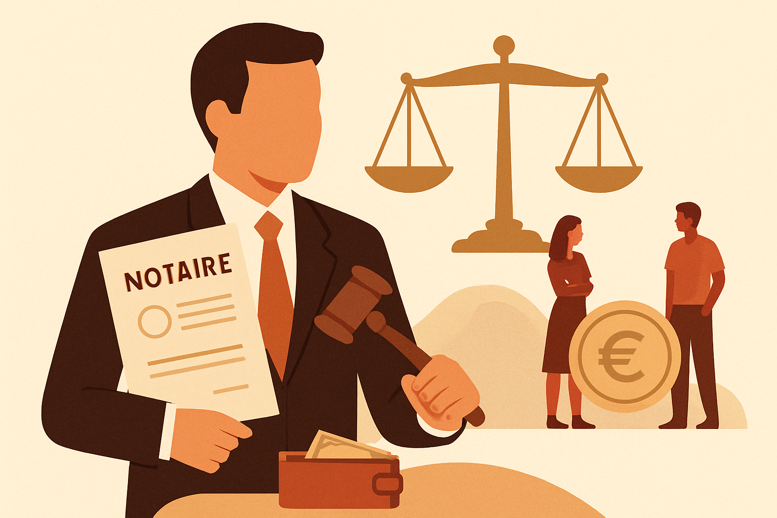 Prix du notaire dans un divorce amiable en 2026