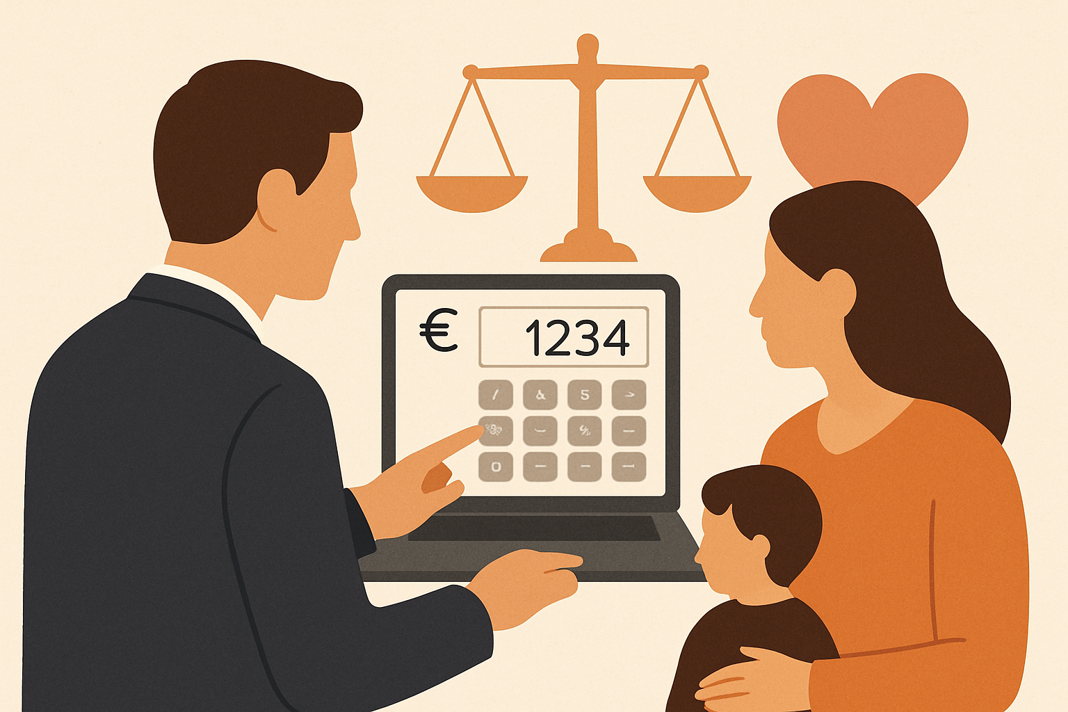 Simulateur pension alimentaire : calcul en ligne 2026