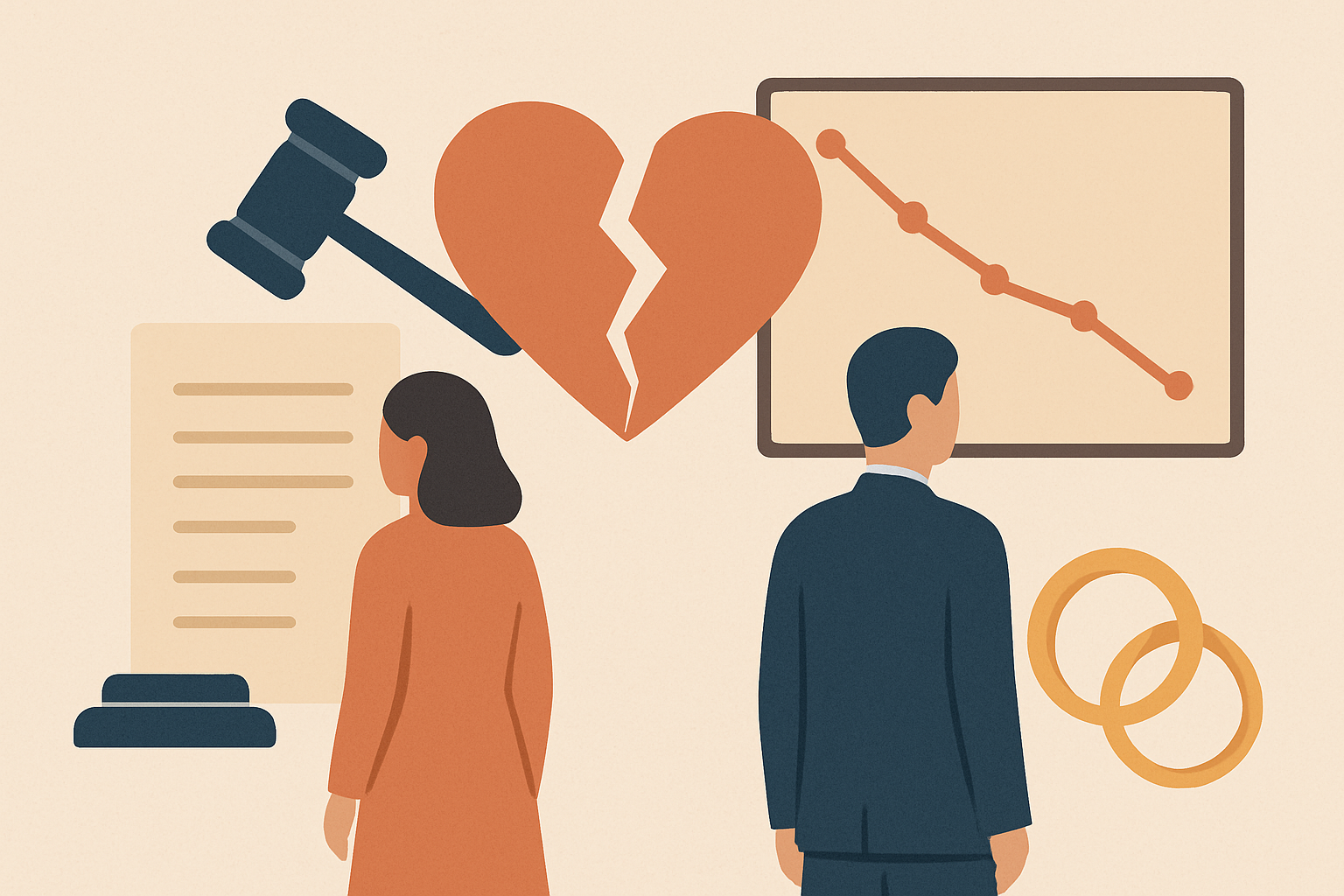 Statistiques du divorce en France en 2026 : chiffres clés