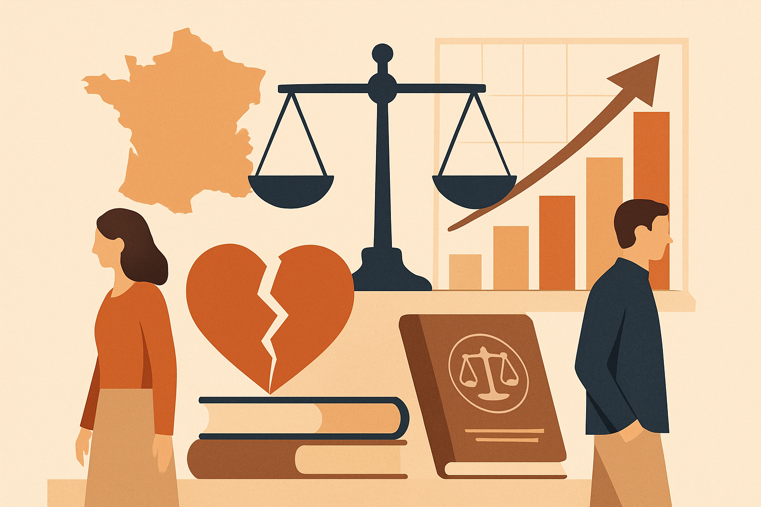 Statistiques du divorce en France en 2026 : chiffres clés