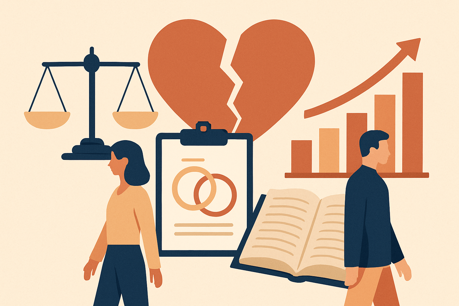 Statistiques du divorce en France en 2026 : chiffres clés