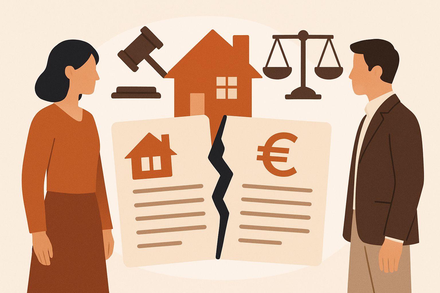 Taxe foncière et taxe d'habitation après le divorce 2026